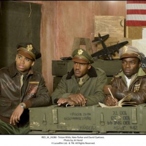 Red Tails: Tristan Wilds, Nate Parker e David Oyelowo in una scena