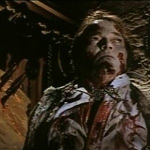 Luciano Pigozzi in una sequenza de Gli orrori del castello di Norimberga