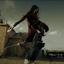 The Flying Swords of Dragon Gate: Lunmei Kwai in un'acrobatica scena del film