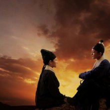 The Flying Swords of Dragon Gate: Xun Zhou in una scena del film insieme a Mavis Fan