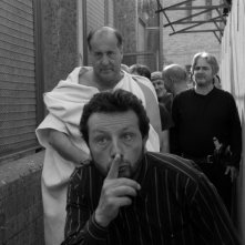 Cesare deve morire: Francesco Carusone, Giovanni Arcuri e Cosimo Rega in una scena del film