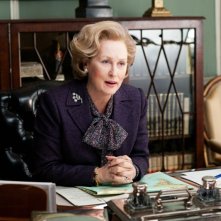 Iron Lady: Meryl Streep nei panni di Margaret Thatcher in una scena del film