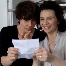 Juliette Binoche nel film Elles con Malgorzata Szumowska