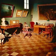 Dichiarazioni d'amore - scenografia  di una stanza realizzata da G. Pirrotta