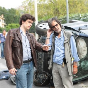 La vita che corre: Flavio Parenti e il regista Fabrizio Costa sul set