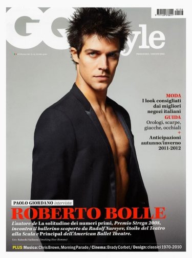 Roberto Bolle in cover su GQ