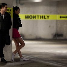 Glee: la guest star Grant Gustin con Naya Rivera nell'episodio Michael