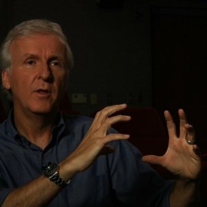 James Cameron in una scena del documentario Side by Side