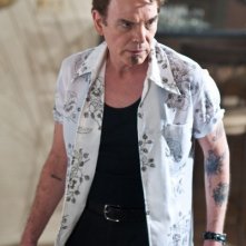 Billy Bob Thornton sul set di The Baytown Disco