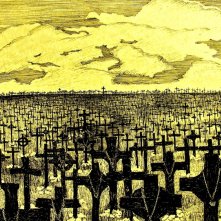 I Cavalieri che fecero l'impresa -  bozzetto scenografia del campo delle croci realizzato da G. Pirrotta