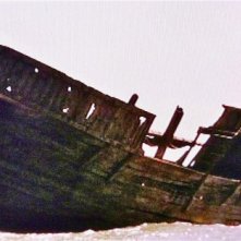 I Cavalieri che fecero l'impresa - la scenografia del relitto della nave realizzata da G. Pirrotta