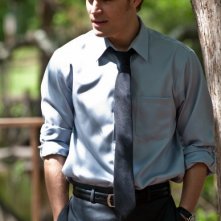 Paul Wesley sul set di The Baytown Disco