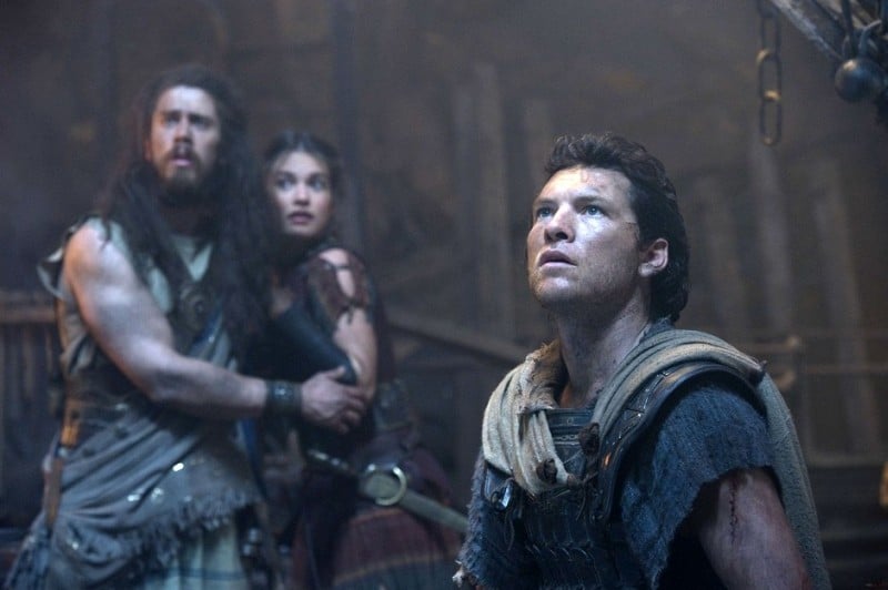 Sam Worthington in una scena de La furia dei Titani