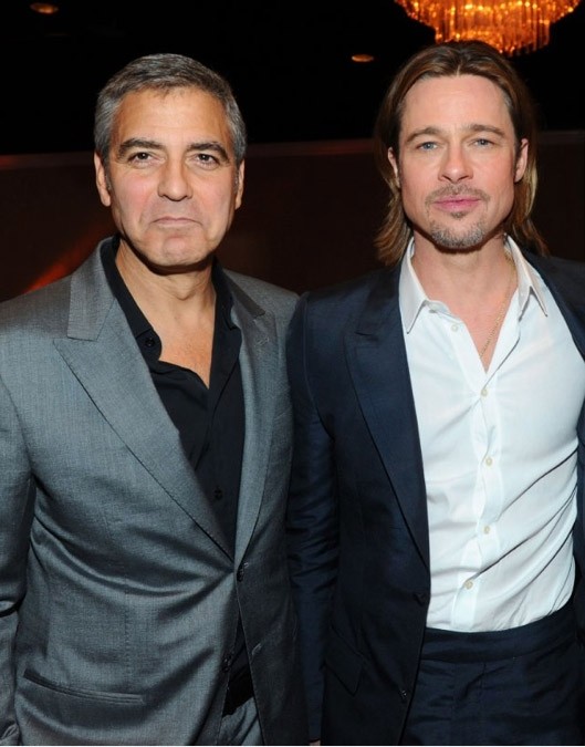 Academy Awards 2012 I Candidati All Oscar Per Il Miglior Attore Protagonista Brad Pitt E George Cloo 231327
