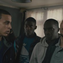 Fady Elsayed, Malachi Kirby, Arnold Oceng, Aymen Hamdouchi in My Brother the Devil