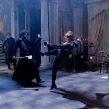 Una scena di combattimento tratta dal film La leggenda del cacciatore di vampiri