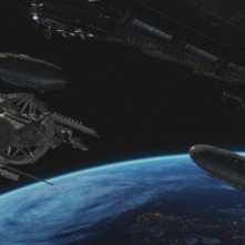 Iron Sky, una scena del film sci-fi di Timo Vorensuola