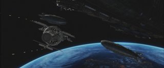 Iron Sky, una scena del film sci-fi di Timo Vorensuola