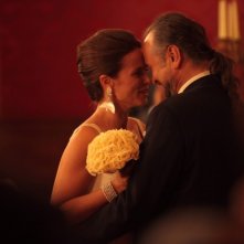 Aitana Sánchez-Gijón in una scena del film Gli sfiorati con Massimo Popolizio