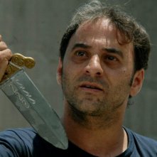 Cesare deve morire: Salvatore Striano in una scena del film nei panni di Bruto