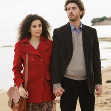 Katia Greco e Michele Riondoino sul set de Il giovane Montalbano
