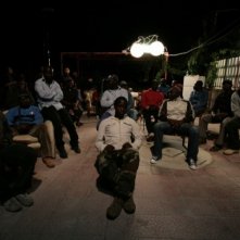 Là-bas: un'immagine del cast dal set