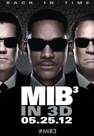 Men in Black 3: ecco una nuova locandina col trio di protagonisti al completo