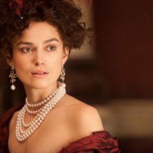 Un intenso primo piano di Keira Knightley in Anna Karenina