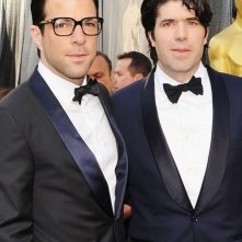 Oscar 2012: Zachary Quinto e J.C. Chandor sul red carpet