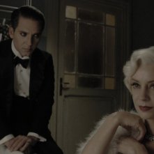 Margherita Buy in una scena del film Magnifica presenza con Beppe Fiorello