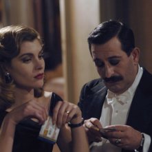 Vittoria Puccini in una scena del film Magnifica presenza con Cem Yilmaz