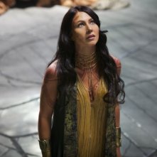 La bellissima Lynn Collins in una scena di John Carter