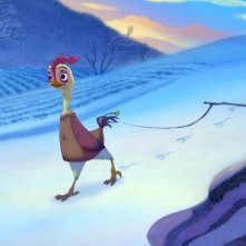 Leafie - La storia di un amore: la gallinella Leafie in un'immagine del film