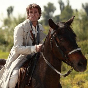 Rodrigo Guirao Diaz in una scena della fiction La Certosa di Parma