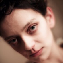 Una bella immagine di Diana Dell'Erba sul set di Rasputin