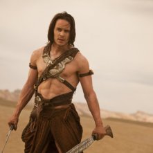 Una bella immagine di Taylor Kitsch, protagonista di John Carter, tratta dal film