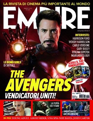 La Copertina Di Empire Italia Dedicata Ad Iron Man Alias Robert Downey Jr 233449