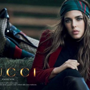 Charlotte Casiraghi per Gucci