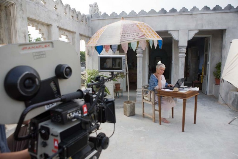 Marigold Hotel Judi Dench Sul Set Del Film 233684