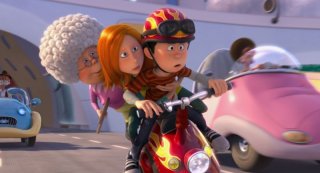 Ted, Audrey e nonna Norma in una scena del film Lorax - Il guardiano della foresta