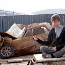 Chronicle: Dane DeHaan in un momento del film