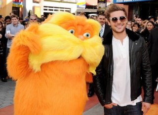 Lorax - Il guardiano della foresta: Zac Efron durante la premiere del film agli Universal Studios di Los Angeles
