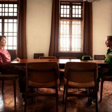 Michelle Yeoh e Danny Toeng, che interpreta il colonnello Than Tun, in una scena di The Lady