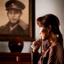 Michelle Yeoh, protagonista dell'intenso biopic The Lady nei panni dell'attivista Aung San Suu Kyi