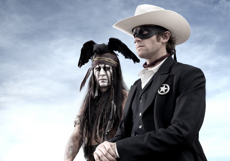 The Lone Ranger Johnny Depp Ed Armie Hammer Nella Primissima Foto Del Film 233833
