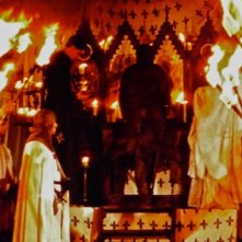 I cavalieri che fecero l'impresa - particolare scenografia processione notturna (realizzata da  G. Pirrotta)