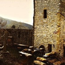 I cavalieri che fecero l'impresa - scenografia dell'eremo (G. Pirrotta)