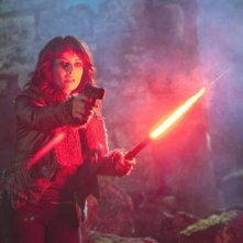 Ghost Rider: Spirito di vendetta, Violante Placido in azione in un'immagine tratta dal film