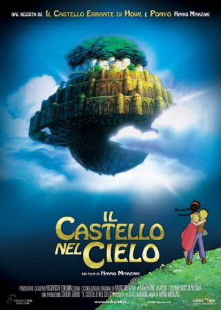 Il castello nel cielo: la locandina italiana del film
