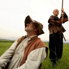 Quijote: Peppe Servillo e Lucio Dalla in una scena del film